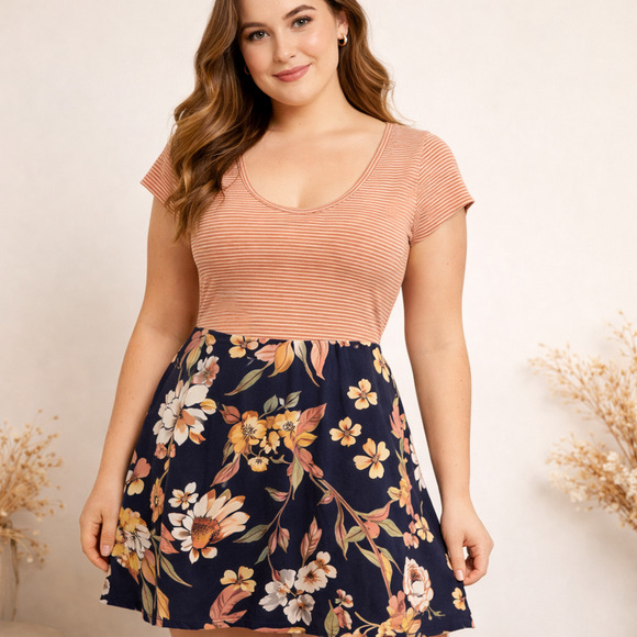 Pact Dresses & Skirts - Pact Organic Cotton Helena Fit & Flare Crossback Mini Dress - Size Medium